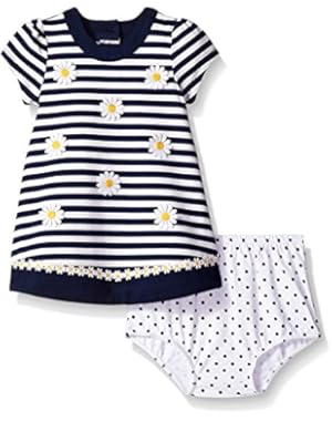 Baby Girls’ Ponte Dress with Panty Set