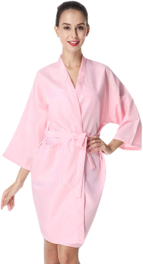 YUENA CARE Salon Robes Client Barber Grooming Smock for