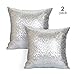 AMAZLINEN Sequin Pillow Cover- Decorative Cushion Covers- 18x18 Inches-2 Pack Hidden Zipper- Back Side Mistique Satin Fabric- for Home, Party, Wedding & Formal Events- Comes Out in Multiple Colors