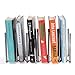 Adjustable Stainless Steel Book Holder Decorative Free-Standing Rack Bookend Office Desktop Organizer Décor Display (23)