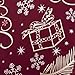 Mecerock Chair Covers for Dining Room Stretch Dining Room Chair Covers Removable Washable Dining Chair Slipcovers Christmas Parsons Kitchen Chair Covers（Set of 6，SDLW）