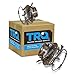 TRQ 2 Piece Front Wheel Bearing & Hub Assembly Set 4WD Compatible with 2003-2005 Dodge Ram 2500 Ram 3500