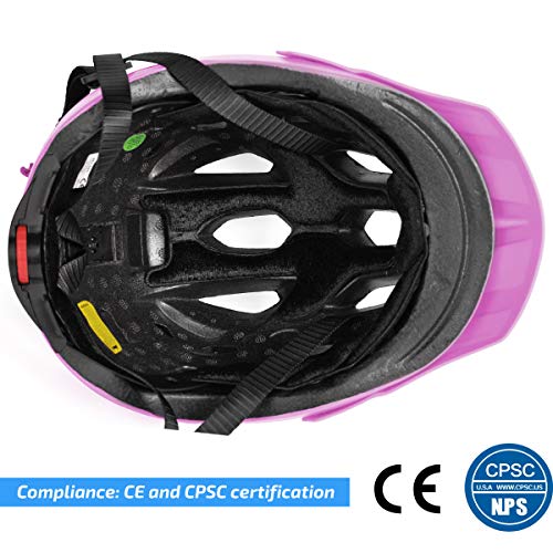 image for M Merkapa Adult Bike Helmet Mountain Bike Helmet Cycling Helmet for Me