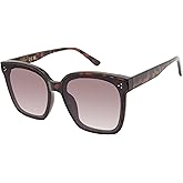 essica Simpson Women's J6214 Oversized Cat Eye Square Sunglasses