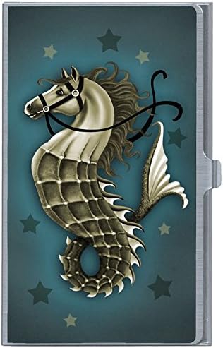 Classic Hardware Seahorse Card Case