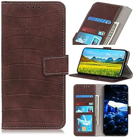HONGYAOKEJI CELLPHONE ACCESSORIES CASES JFXTZ Magnetic Crocodile Texture Horizontal Flip Leather Case for iPhone 11 Pro Max, with Holder & Card Slots & Wallet (Black) (Color : Brown)