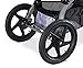 BOB Revolution Flex 2.0 Jogging Stroller - Up to 75 pounds - UPF 50+ Canopy - Adjustable Handlebar, Black