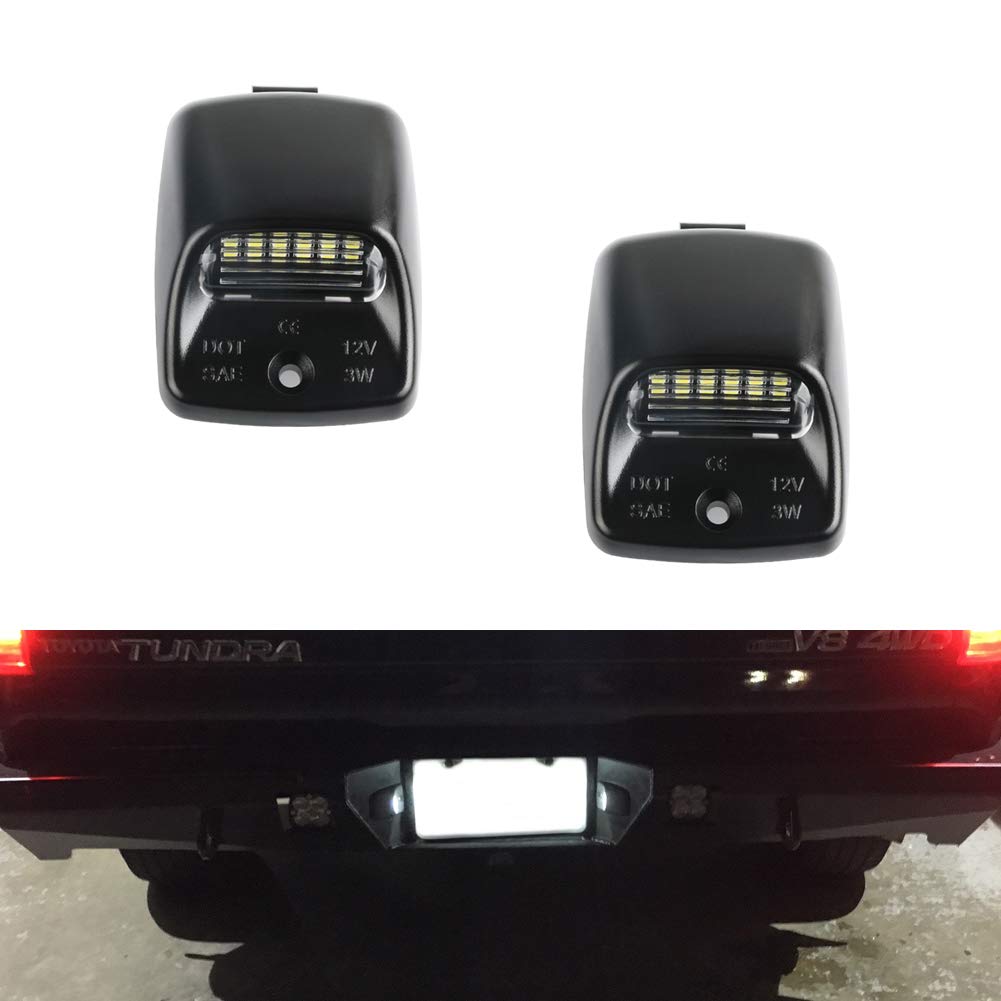 License Plate Light, GemPro 2Pcs LED License Plate Tag Lamp