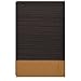 kwmobile Case for Sony Xperia Tablet Z4 - PU Leather and Canvas Protective Cover with Stand Feature - Anthracite Light Brown