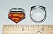 DC Superheroes Batman Superman Justice League Set of 13 Cake Toppers Cup Cake Party Favor Decorations Featuring the Batman, Flash, Green Lantern, Krypto, the Joker Etc with DC Hero ToyRing