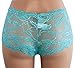 Barbra Lingerie Multi Pack of Women's Regular & Plus Size Lace Boyshort Panties