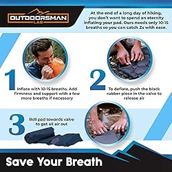 Outdoorsman Lab Sleeping Pad for Camping - Patented