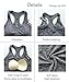 Women's Sports Yoga Fitness Racerback Sleeveless Tank Top Running Shirt Vest 2-Pack Black&Blue Large
