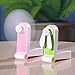 ANUOEXGO Mini Handheld Fan, Personal Portable Cooling Fan Foldable Desktop Table Electric Fan USB Rechargeable Air Conditioning Fan Strong Wind Adjustable 2 Speeds Pocket Size Gift for Office
