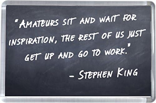 Stephen King - On Writing Quote Fridge Magnet
