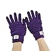 Fakeface Knitted Wool Touch Screen Texting Gloves for All Touchscreen Electronic Devices for Women/Ladies/Girls; Great Gift for Christmas/Birthday/New Year (Purple)