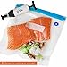 SoVide 20 Premium Sous Vide Airlock Vacuum Bags for Anova Cookers in 3 Sizes - BPA Free Reusable Easy Clean For Perfect Food - Hand Pump - 4 Holding Clips, 2 Sealing Clips & Cooking Guide