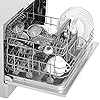 Zanussi ZDM17301SA Freestanding Compact Dishwasher, 5.7 liters, Silver, Noise level: decibels 52