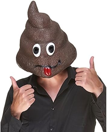 Scarica Gratis Images Masque Crotte Adulte Humour Caca Deguisement Halloween Amazon actualisé par