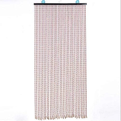 Wooden Door Curtain Blinds Handmade Fly Screen Wooden Beads Room Divider 90x175cm-38 Wave / 90x195cm-36 line,90x195cm-36,Russian Federation