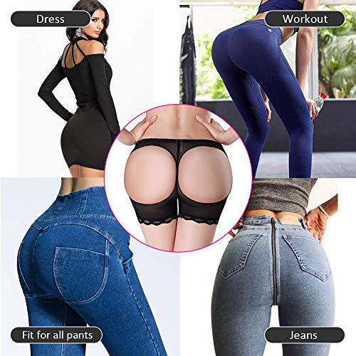 Women's Sexy Butt Lifter Panties-Seamless Enhancer Underwear Girdle Booty Lace Shapewear Body Shaper Tummy Control Boy Shorts - Thumbnail 6