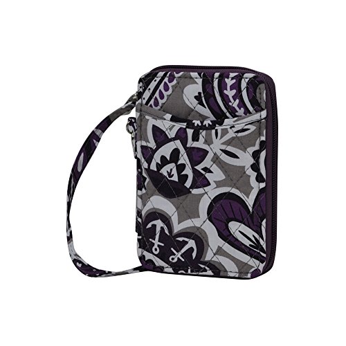 Purple Paisley NGIL Quilted Wristlet Wallet