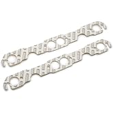 Hedman Hedders Exhaust Header/Manifold Gasket, Round Port, compatible with Small Block Chevy, Pair