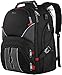 Extra Large Travel Backpack for student, Durable Travel Laptop Backpack with USB Charging Port, TSA Friendly College Backpack for Women Men, Big Student Computer Bookbag for 17 Inch Laptop, Black