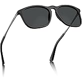 CARFIA Vintage Polarized Sunglasses for Men Women Lightweight Durable Design with UV Protection CA5200