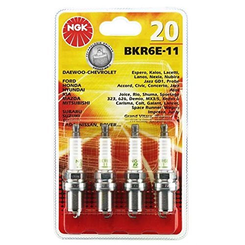 NGK Spark Plugs BKR6E NGK20 Blister 4–11