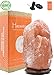 Hazantree Jhelum Coral Pink Himalayan Salt Lamp (5-8 lbs)- Pink Salt Rock Lamps Made in Pakistan, hymalain salt lamps, himilian salt lamp,Himilian Sea Salt Crystal Light with Dimmer Switch