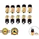 3.5MM Mini Stereo Panel Mount Jack Solder Connector - 3.5MM Headphone Audio Video Female Vertical Jack Socket Plug with Nuts,Full Gold-Plated High Temperature 4 Channel, Pack of 10, Sold By Lsgoodcare
