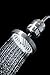 Shower Filter – Universal Showerhead Water Filter, Replaceable Multi-Stage Filter Cartridge with Carbon High Output (Brushed Nickel)