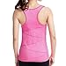 VANIS Women's Yoga Tank Tops Built in Bra Stretchy Activewear Tops Long Workout Shirts Racerback Quick Dry