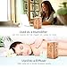 Essential Oil Diffuser Aromatherapy Diffuser Wood Grain Cool Mist Humidifier for Office Home Study Yoga Spa Travel, Auto Shut-Off and 7 Color Night Lights, 200 Milliliter Bamboo Diffuser