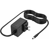 Dexpt 9V DC Power Supply for Guitar Pedal, Boss PSA-120S, ME-90, ME-80, RC-5, RC-30, RC-505, GT-1, GT-10, GT-100, GT-1B, DS-1, Center Negative 5.5 x 2.1mm UL Listed Effect Pedal AC Power Adapter Cord