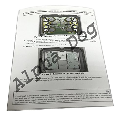 6.0L FICM Fuel Injection Control Module Replacement Power Circuit Board Fits: Ford 2004-2010 6.0L Diesel Engine 3C3Z12B599AARM, 4C3Z12B599AARM, 4C3Z12B599ABRM, 4C3Z12B599BARM 1845117C2, 904-229