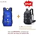 G4Free Foldable Hiking Backpack 40L Lightweight Daypack For Travel Camping Outdoor With USB Port