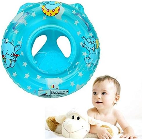 Pro Inflatable Baby Child Handle Safety Seat Float Ring Raft Chair Pool Swimming (Blue)