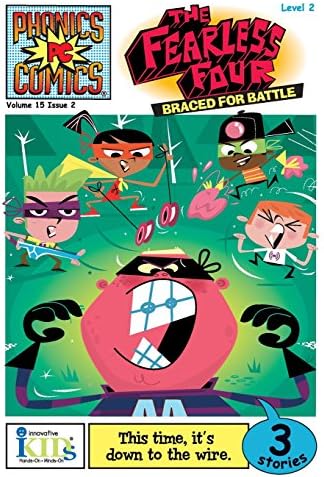 Phonics Comics: The Fearless Four: Braced for Battle - Issue 2 Level 2