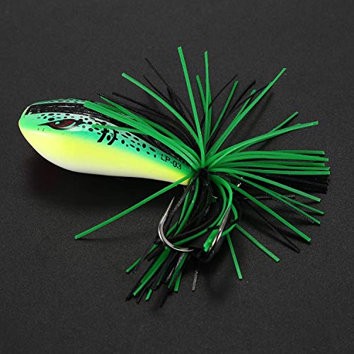 REFURBISHHOUSE 1 Stück Zikade Frosch Angelk?der Snakehead K?der 9 cm 9,2 G Top-Wasser Harter Schill K?der Frosch K?der… – Bild 7