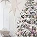 KI Store Pink Christmas Balls 34pcs 2.36-Inch Christmas Tree Decoration Ornaments for Xmas Tree Holiday Wreath Garland Decor Ornaments Hooks Included