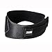 Nylon Weight Lifting Belt for Men and Women + BONUS Drawstring Bag, Black Neoprene with Adjustable Velcro, for Weightlifting, Power Lifting, Crossfit and Lower Back Support