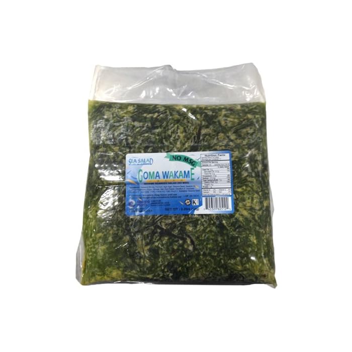 Buy Goma Wakame Sesame Seaweed Salad, Frozen 4.4 Lb (Pack of 2