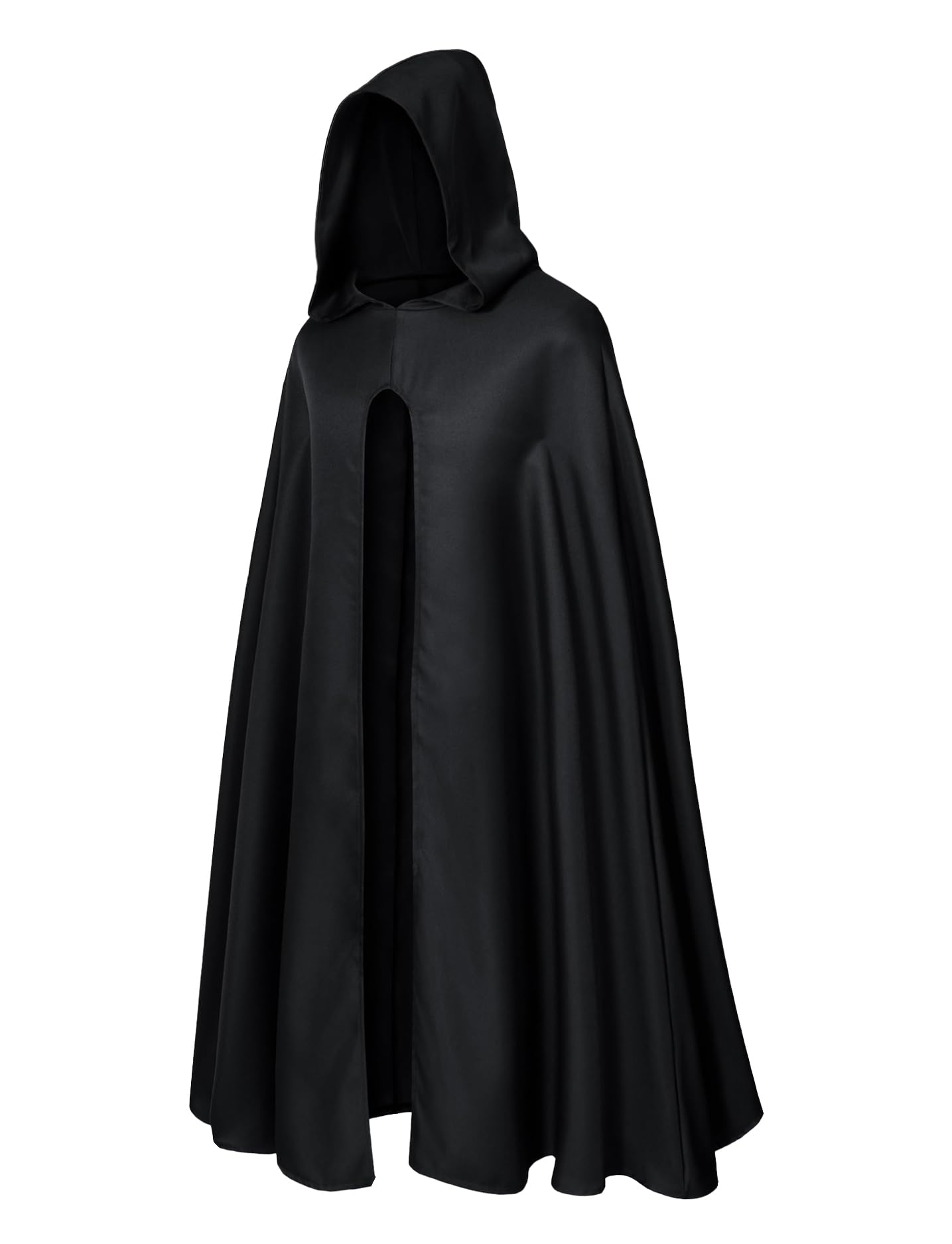 Bichingda Men's Deluxe Renaissance Cloak Medieval Viking Costume King Robe Halloween Victorian Hooded Cape