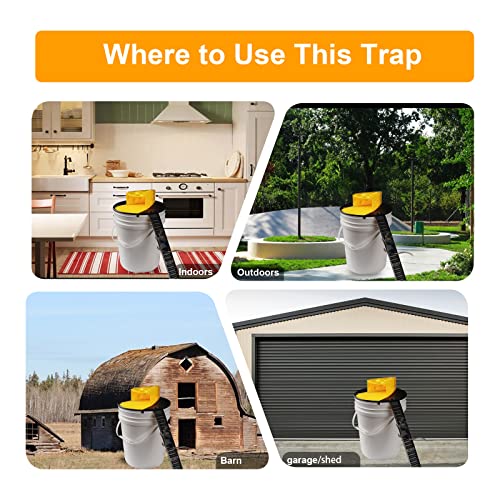 Mouse Trap Bucket，Bucket Mouse Traps，Rat Trap Bucket/Reusable Smart Rat
