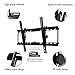 Happyjoy Low Profile Tilting TV Wall Mount Bracket for 30-70 Inch Samsung LG Sony Philips etc LCD LED Plasma Flat Panels TV with Bubble Level (±15 degree tilt, Max VESA 600x400mm, 165 lbs Capacity)