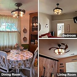 DLLT Ceiling Fan with Lights-42 Industrial Ceiling