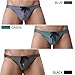 Amilia Men's Swimming Brief Bikini Shorts Swimsuit 3-Pack