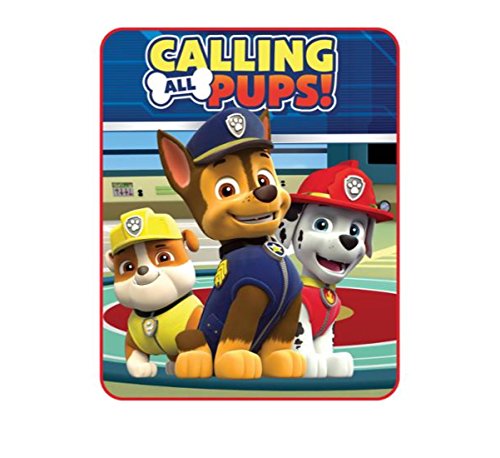 Paw Patrol "Calling All Pups!" Silky Soft 40" x 50" Throw